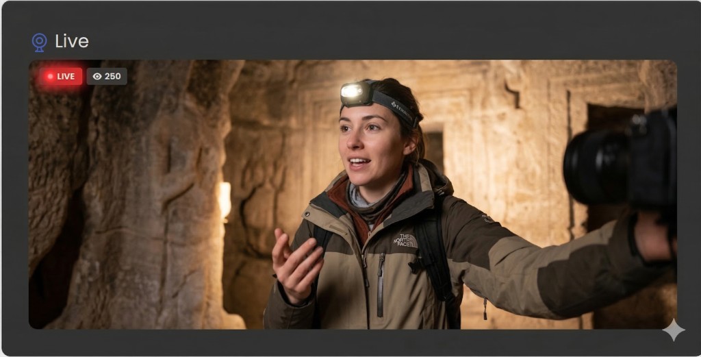 Live streaming real-time connection 2